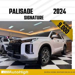Jual bekas DP10 Km9.000 Palisade Signature 2024 WhiteXRT Reg 2023 AUTOHIGH,lokasi di Jakarta Selatan