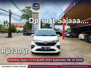 Jual bekas Dp10jt Sigra 1.2 R Dlx 2021 Automatic,lokasi di Banjarmasin Kota