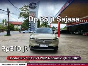 Jual bekas Dp35jt HRV 1.5 E CVT 2022 Automatic,lokasi di Banjarmasin Kota