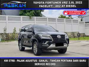 Jual bekas Fortuner VRZ 2.8L 2022 GR SPORT DIESEL KM57rb BUNGA4 Ganjil AGUSTUS,lokasi di Tangerang Kota