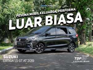 Jual bekas FREE SALDO E-TOLL 1 JT ERTIGA GT 1.5 AT 2019 HITAM,lokasi di Jakarta Pusat