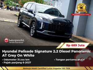 Jual bekas GARANSI 5THHyundai Palisade Signature 2.2 Panoramic AT 20232024,lokasi di Jakarta Barat