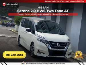 Jual bekas GARANSI 5THNissan Serena 2.0 HWS High Way Star Two Tone 2019 2020,lokasi di Jakarta Utara