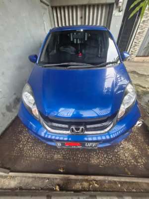 Jual bekas Honda brio 2017 warna biru,lokasi di Jakarta Utara