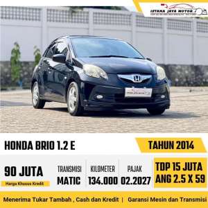 Jual bekas HONDA BRIO E AT 2014,lokasi di Jakarta Barat