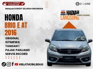 Jual bekas HONDA BRIO E AUTOMATIC 20172016 LOW KM RECORD ISTIMEWA,lokasi di Semarang Kota