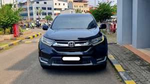 Jual bekas Honda CR-V 1.5L Turbo Prestige 2018 hitam sunroof,lokasi di Jakarta DKI