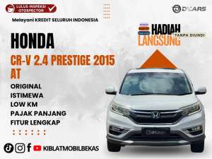 Jual bekas HONDA CR-V 2.4 PRESTIGE AUTOMATIC 2015 RECORD ORIGINAL,lokasi di Surakarta Kota