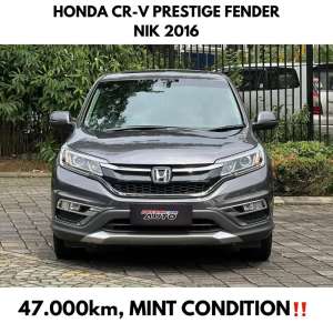 Jual bekas Honda CR-V PRESTIGE 2.4 Fender Abu Abu 2016,lokasi di Tangerang Kota