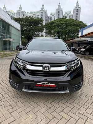 Jual bekas HONDA CR-V TURBO PRESTIGE low km 34rb asli Th 2017 Hitam,lokasi di Jakarta Utara