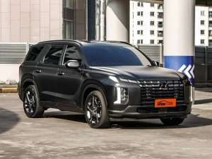 Jual bekas Hyundai Palisade Signature 2.2D 4x2 2022 facelift 2023 hitam matic,lokasi di Jakarta Selatan