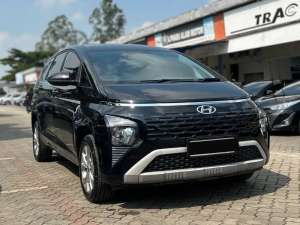 Jual bekas HYUNDAI STARGAZER TREND 1.5 AT MATIC 2022 HITAM KM 49RB,lokasi di Tangerang Selatan Kota