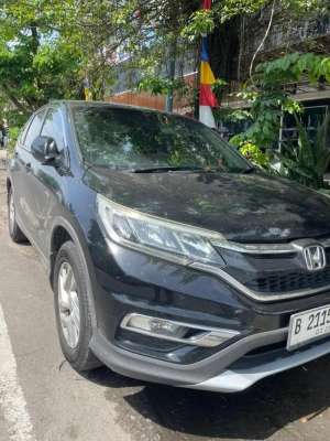 Jual bekas jual CRV 2015 hitam matic,lokasi di Palembang Kota