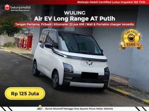 Jual bekas KM LOWWuling Air EV Long Range AT Putih 2023 2024,lokasi di Jakarta Pusat