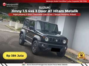 Jual bekas LOW KM 10RBSuzuki Jimny 1.5 4x4 3 Door AT 2022 2023,lokasi di Jakarta Selatan