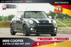 Jual bekas Mini Cooper 2.0 S 3 Doors Turbo LCI Red Hot F56 2019,lokasi di Jakarta Selatan