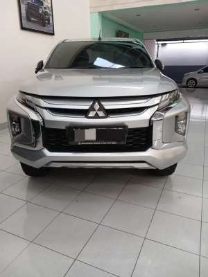 Jual bekas Mitsubishi Triton Exceed Double Cabin 2019 Silver Metalik MT,lokasi di Denpasar Kota