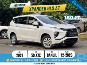 Jual bekas Mitsubishi Xpander GLS At 2021 Putih ISI PERTALITE,lokasi di Depok Kota