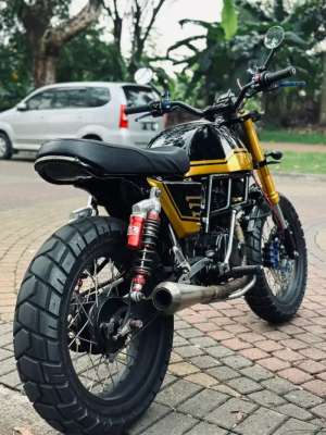 Jual bekas Motor custom japstyle basic gl pro up Megapro 160cc,lokasi di Jakarta Selatan