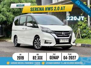 Jual bekas Nissan Serena HWS 2.0 At 2019,lokasi di Tangerang Kota