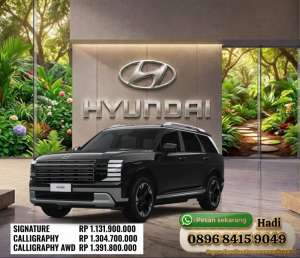 Jual bekas Promo hyundai palisade hybrid signature calligraphy awd kredit cash,lokasi di Depok Kota