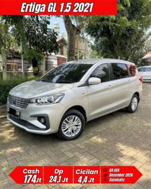 Jual bekas Suzuki Ertiga GL 1.5 AT 2021 Service Record,lokasi di Jakarta Timur