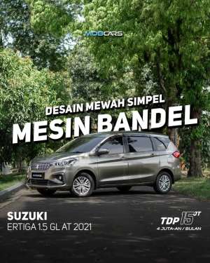 Jual bekas SUZUKI ERTIGA GL 1.5 AT 2021,lokasi di Bekasi Kab.