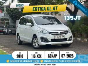 Jual bekas Suzuki Ertiga GL AT 2018 PutihMobilio Avanza,lokasi di Tangerang Kota