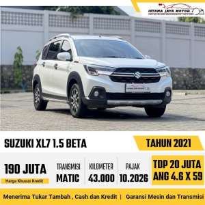 Jual bekas Suzuki XL7 Beta AT 2021,lokasi di Jakarta Pusat