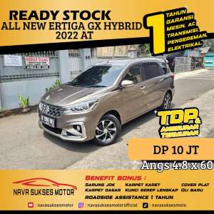 Jual bekas TDP 10 Jt Angs Termurah All New Ertiga Hybrid Low Km Like New,lokasi di Jakarta Selatan