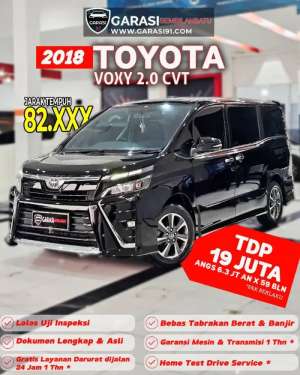 Jual bekas TDP 19 JTTOYOTA VOXY 2.0 CVT 2018,lokasi di Jakarta Timur