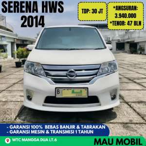 Jual bekas TDP 30JT, Serena HWS 201320142015 Putih,lokasi di Jakarta Utara