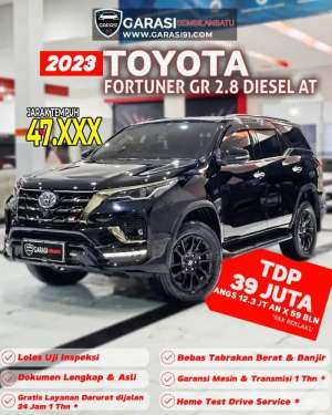 Jual bekas TDP 39 JTTOYOTA FORTUNER 2.8 GR DIESEL AT 2023,lokasi di Jakarta Timur