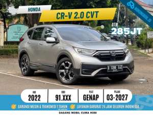 Jual bekas TERMURAH Honda CRV 2.0 CVT 2022,lokasi di Tangerang Selatan Kota