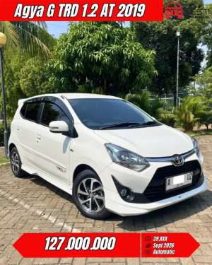 Jual bekas Toyota Agya G TRD Sportivo 1.2 AT 2019,lokasi di Serang Kota