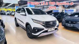 Jual bekas TOYOTA RUSH 1.5 S TRD SPORTIVO AT 2019 KONDISI ISTIMEWA,lokasi di Jakarta Utara