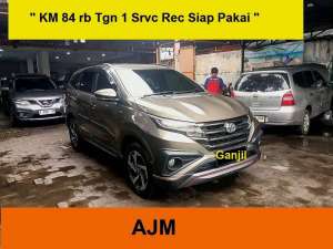Jual bekas Tyt Rush TRD Sportivo Km 84 rb Srvc Rec 2019 AT Bronze Metalic Tgn 1,lokasi di Jakarta Barat