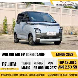 Jual bekas Wuling Air EV Long Range AT th 2023 istana jaya motor,lokasi di Jakarta Selatan