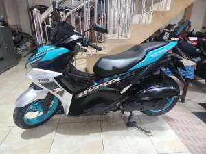 Jual bekas Aerox hijau tosca hitam 2023 gbm,lokasi di Sleman Kab.