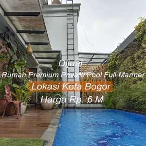 Dijual CEPAT Rumah SULTAN FULL FURNISHED HOME APPLAINCES lokasi di Bogor Kota, tersedia melalui melalui situs Olx
