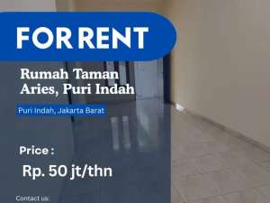 Disewa Rumah Siap Huni Lokasi Strategis lokasi di Jakarta Barat, tersedia melalui melalui situs Olx