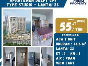 Disewakan Apartemen Delft Type Studio Di Citraland City Cpi Include IPL lokasi di Makassar Kota, tersedia melalui melalui situs Olx