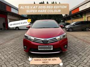 Jual bekas DP PROMO 5JT ALTIS V AT 2015 RED EDITION SUPER RARE COLOUR,lokasi di Tangerang Kota