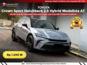 Jual bekas GARANSI 5TH Toyota Crown Sport Hatchback 2.5 HEV Modelista 2024 2025,lokasi di Jakarta Pusat
