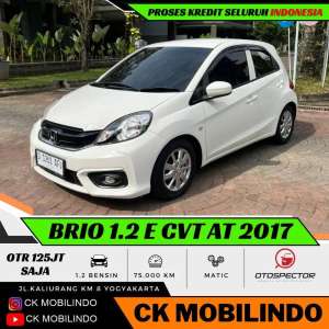 Jual bekas Honda Brio E CVT Matic 2017 FAVORIT DP Minim Splash,lokasi di Yogyakarta Kota