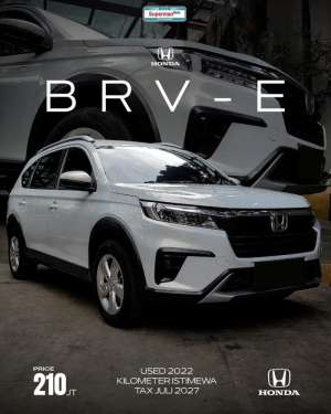 Jual bekas Honda BRV-E Automatic,lokasi di Bandung Kota
