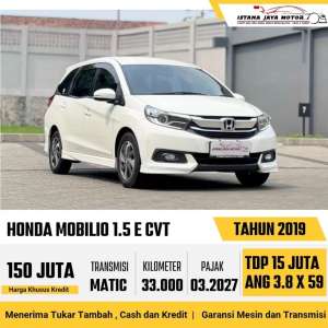 Jual bekas HONDA MOBILIO 2019,lokasi di Jakarta Selatan