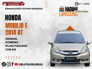 Jual bekas HONDA MOBILIO E AUTOMATIC 2014 LOW KM ORIGINAL,lokasi di Surakarta Kota