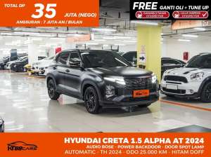 Jual bekas Hyundai Creta Alpha AT Tahun 2024,lokasi di Jakarta Selatan
