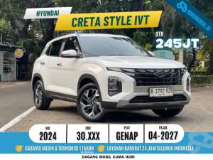 Jual bekas Hyundai Creta style 2024 AT,lokasi di Jakarta Timur
